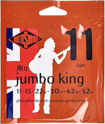 Rotosound Jumbo King Набор Струни За Акустична Китара Rotosound Jumbo King Набор Струни За Акустична Китара