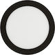 Atman Round Metallic Recessed Spot with Integrated LED and Cool White Light 3W White 8.5x8.5cm. 1pcs