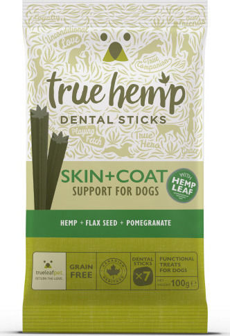 True Leaf True Hemp Dental Sticks Dog Dental Stick 100gr 7pcs
