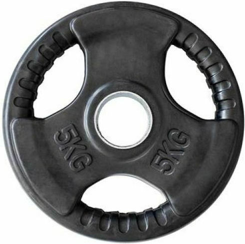 HMS TOK05 Scheibenset Gummierte 1 x 5kg Ø51mm mit Griffen