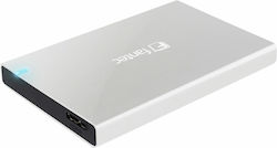 Fantec ALU-25B31 Θήκη για Σκληρό Δίσκο 2.5" SATA III με σύνδεση USB3.1 σε Ασημί χρώμα Fantec ALU-25B31 Θήκη για Σκληρό Δίσκο 2.5" SATA III με σύνδεση USB3.1 σε Ασημί χρώμα