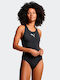 Racer Activewear Badeanzug Schwarz