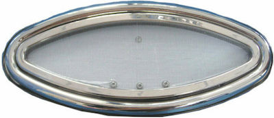 Eval "Μάτι" Round Boat Deck Porthole L457xW198mm Silver