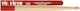 Vic Firth Hickory Μπαγκέτες Ντραμς American Classic Vic Grip Tear 5A με Σχήμα Μύτης Drop σε Κόκκινο Χρώμα