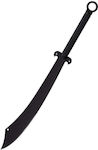 Cold Steel Tactical Chinese Machete Schwarz mit Klinge aus Stahl in Scheide