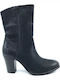 Lumberjack Women's Leather Boot 2065 in Black Color