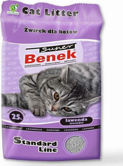 Certech Certech Super Benek Standard Άμμος Γάτας Μπετονίτης με Άρωμα Λεβάντα 20kg/25lt