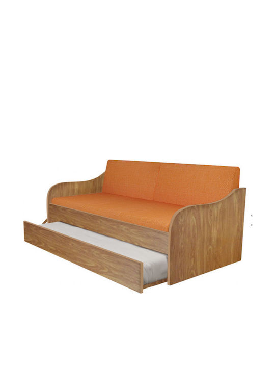 Παιδικό Κρεβάτι Καναπές για Στρώμα 80x190cm Φυσικό Silky