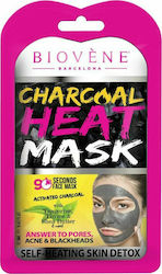 Biovene Charcoal Heat Mask Face Black Cleansing Mask 12.5ml