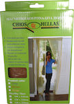 Chios Hellas KO120 Selbstklebend Mückennetz Tür Magnetisch Beige 220x100cm
