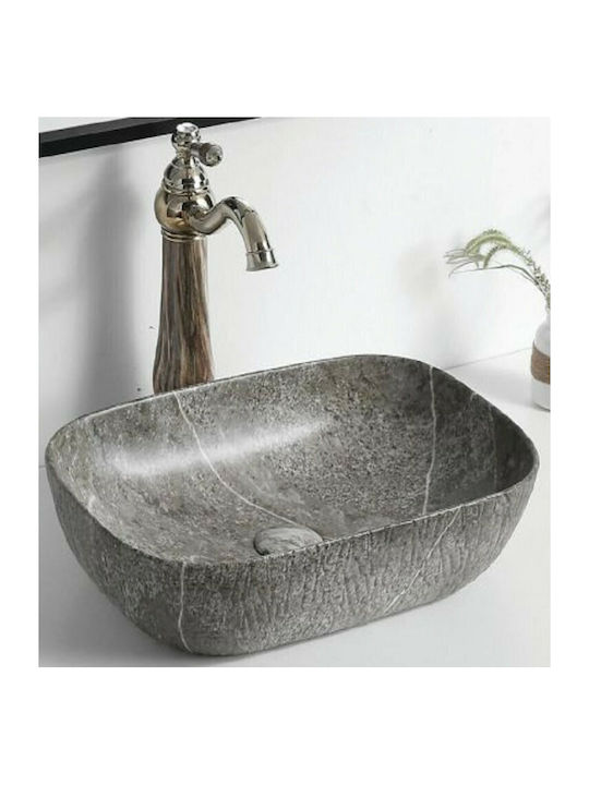 Gloria Elegan-1 Countertop Sink Porcelain 46.5x...