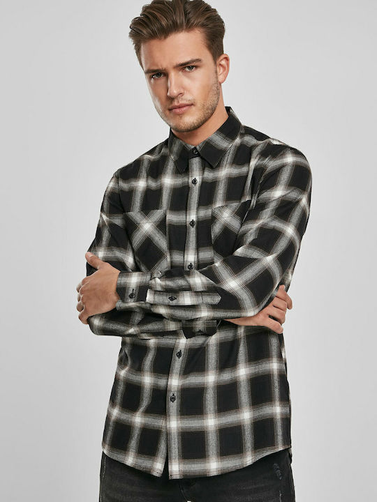 Urban Classics Long-sleeved Flannel Shirt Check...