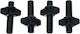 Gibraltar Wing Nut T-Style, 4 pack 8mm