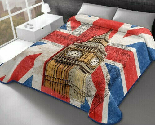 Belpla Pătură Catifea Ster London Multicoloră 160x220cm