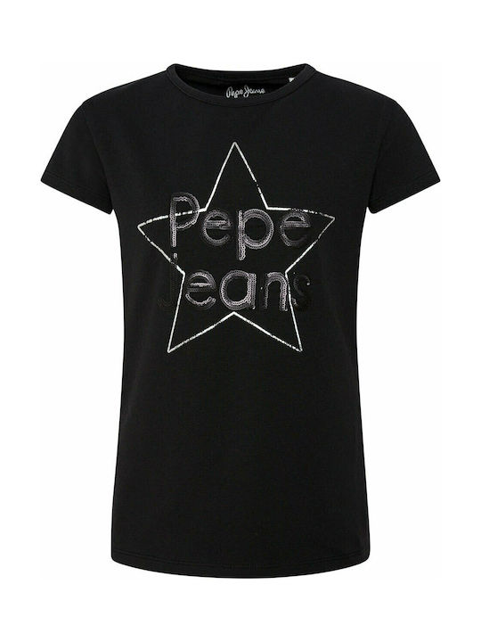 Pepe Jeans Kids' T-shirt Black Elisabeth