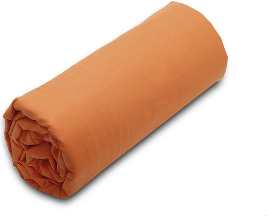 Palatex Sheet for Single Bed 160x240cm. Baseline 7 Orange