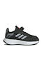 Duramo Duramo SL I Kids Sports Shoes Running with Hoop & Loop Closure Core Black / Halo Silver / Solar Red