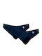 Walk Herren Slips Navy 2Packung