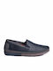 Men's Leather Slip-Ons Blue