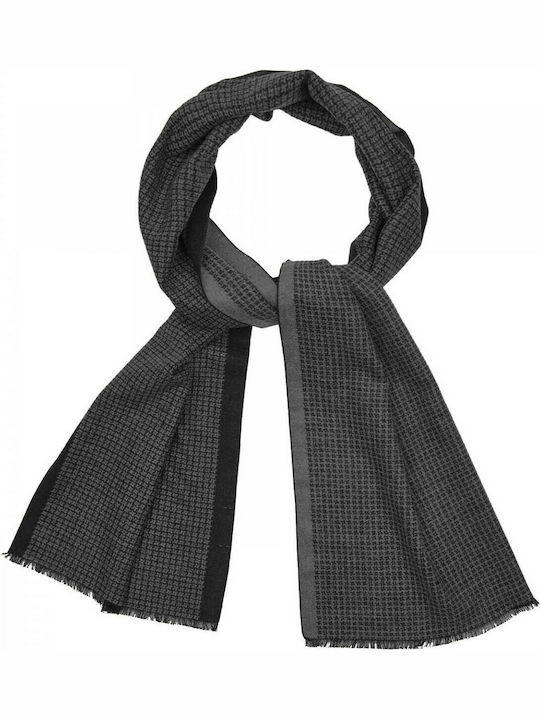 Men's double-faced scarf - Black 990