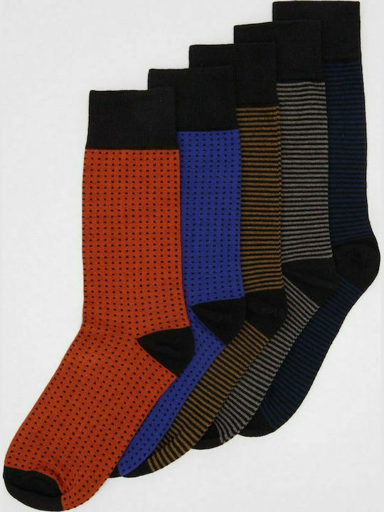 Urban Classics Classics Herren Gemusterte Socken Mehrfarbig 5Pack
