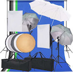 vidaXL Κιτ Φωτισμού για Στούντιο Φωτογράφισης Lighting Kit Daylight 5500K 24W