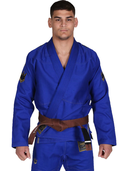 Kingz Comp 450 V5 Gi Bărbați Uniforme Jiu Jitsu brazilian Albastru