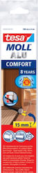 Tesa 05405 Draft Stopper Brush Door with Brush in White Color 1mx4cm