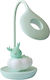 Led Kids Desk Lamp Bright Sun Sleep Deer Green