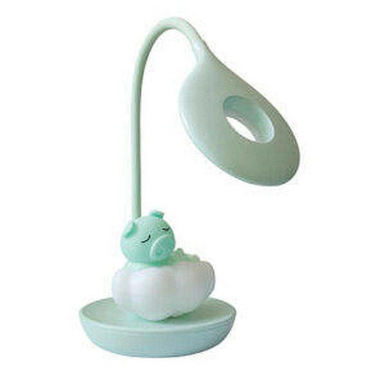 Bright Sun LED Kinder Schreibtischlampe Bright Sun Honey Piggy Grün