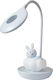 Bright Sun Led Παιδικό Φωτιστικό Γραφείου Bright Sun Funny Bunny Μπλε