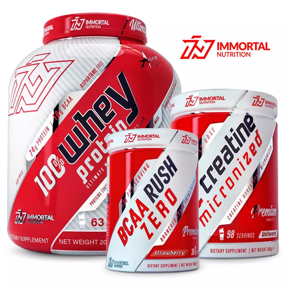 Immortal Nutrition Immortal Pack Whey Protein 2000gr + BCAA Rush 300gr