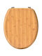 Eurocasa Wooden Toilet Seat Bamboo 46cm