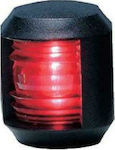 Eval Boat Light Without Mast Red Side Light with Black Casing 00777-B