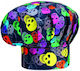 Egochef Σκούφος Σεφ με Σχέδιο Color Skulls