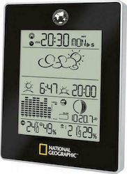 National Geographic 420216 Stație Meteo Digitală De Masă Neagră