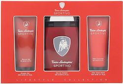 Tonino Lamborghini Sportivo Ανδρικό Σετ με Eau de Toilette Tonino Lamborghini Sportivo Ανδρικό Σετ με Eau de Toilette