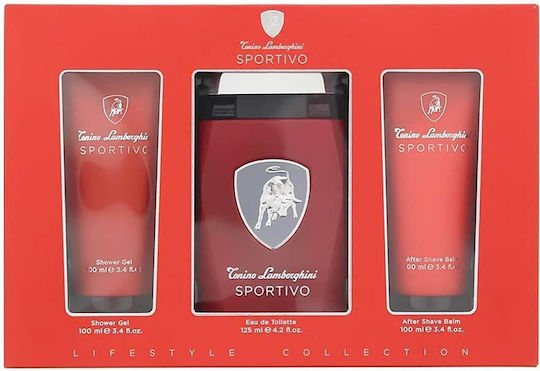 Tonino Lamborghini Sportivo Men's Fragrance Set with Eau de Toilette