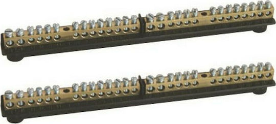 Eurolamp Erde Bar elektrische Schalttafel 24 Steckplätze 151-31905