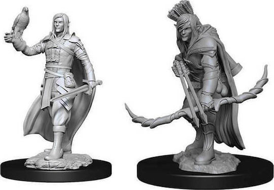 WizKids Dungeons & Dragons Nolzur's Marvelous Miniatures - Elf Ranger Male Unpainted Figure