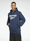 Reebok Identity Men's Sweatshirt with Hood and Pockets Navy