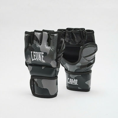 Leone GP120 Camo Γάντια ΜΜΑ από Συνθετικό Δέρμα Γκρι