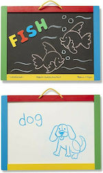 Melissa & Doug Kids Magnetic Board / Blackboard 40x30cm