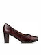 Envie Shoes Burgundy Medium Heels