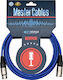 Prostage XLR male to XLR female 10m Cable Blue ...