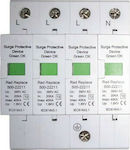 Eurolamp 4-Poles Inspired T2 Panel Lightning Protection 40kA Τριφασικό