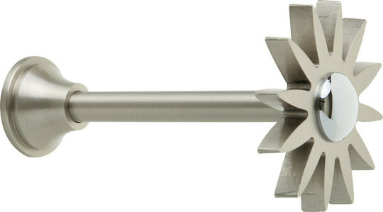 Zogometal Holdback Perete din Metal Nichel mat / crom 1buc