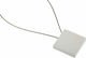 Zogometal Tie-Back Magnetic made of Metal White with Diza 1pcs