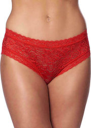 Rimba Romantic Open Back Briefs Γυναικείο Sexy Brazil Κόκκινο