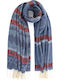 Doca Women's Wool Scarf Blue 28777